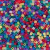 image:imagePerler 8399791 1000 Pack Fuse Bead Bags Red White and Green 3 PackGlitter  Metallic  GlowinTheDark