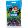 image:imagePerler 8399791 1000 Pack Fuse Bead Bags Red White and Green 3 PackGlitter  Metallic  GlowinTheDark