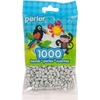 image:imagePerler 8399791 1000 Pack Fuse Bead Bags Red White and Green 3 PackLight Gray  Gray  and Dark Gray