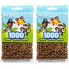 image:imagePerler Beads Fuse Beads for Crafts 1000pcs PeachLight Brown