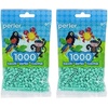 image:imagePerler Beads Fuse Beads for Crafts 1000pcs PeachLight Green