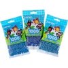 image:imagePerler 8399788 1000 Pack Fuse Bead Bags of Pastel Blue Light Blue and Dark Blue 3 PackPastel Blue  Light Blue  and Dark Blue