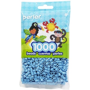 image:imagePerler Beads Fuse Beads for Crafts 1000pcs PeachPastel Blue