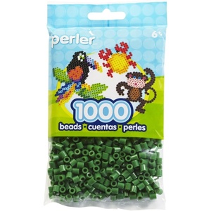 image:imagePerler Beads Fuse Beads for Crafts 1000pcs Pear GreenDark Green