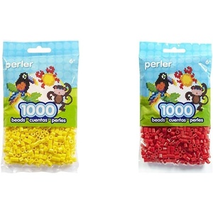 image:imagePerler Beads Fuse Beads for Crafts 1000pcs Pear GreenYellow